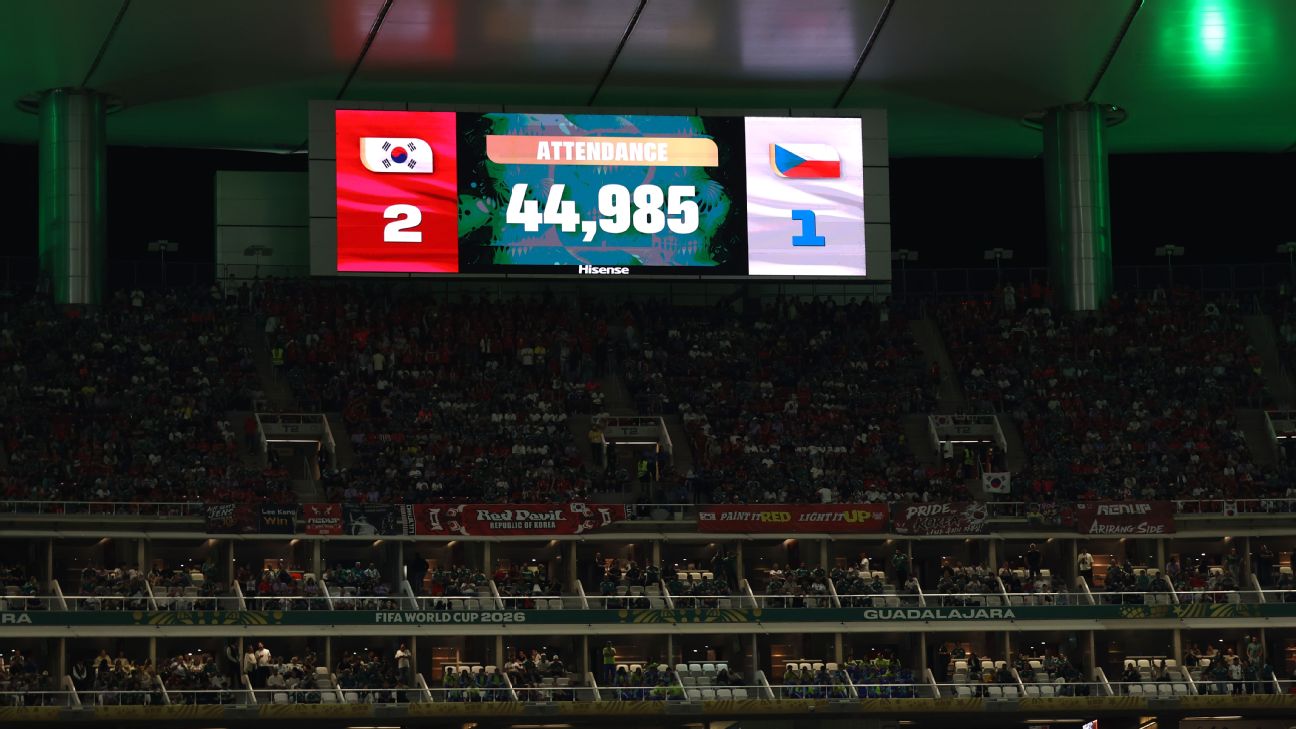 韩捷战现场空座引争议，FIFA坚守44985人数据称基于验证操作数据